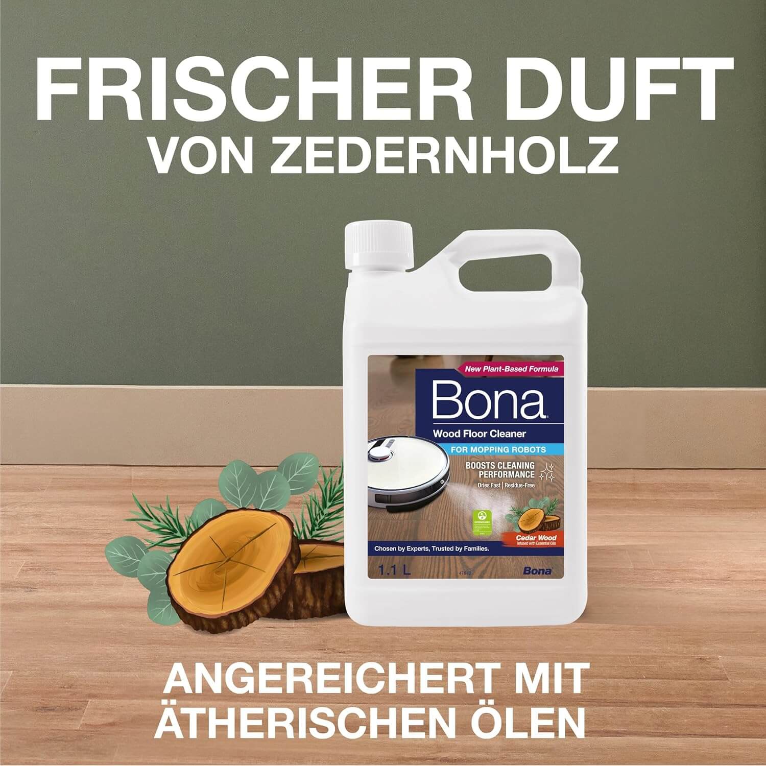 Bona® Holzbodenreiniger für Wischroboter