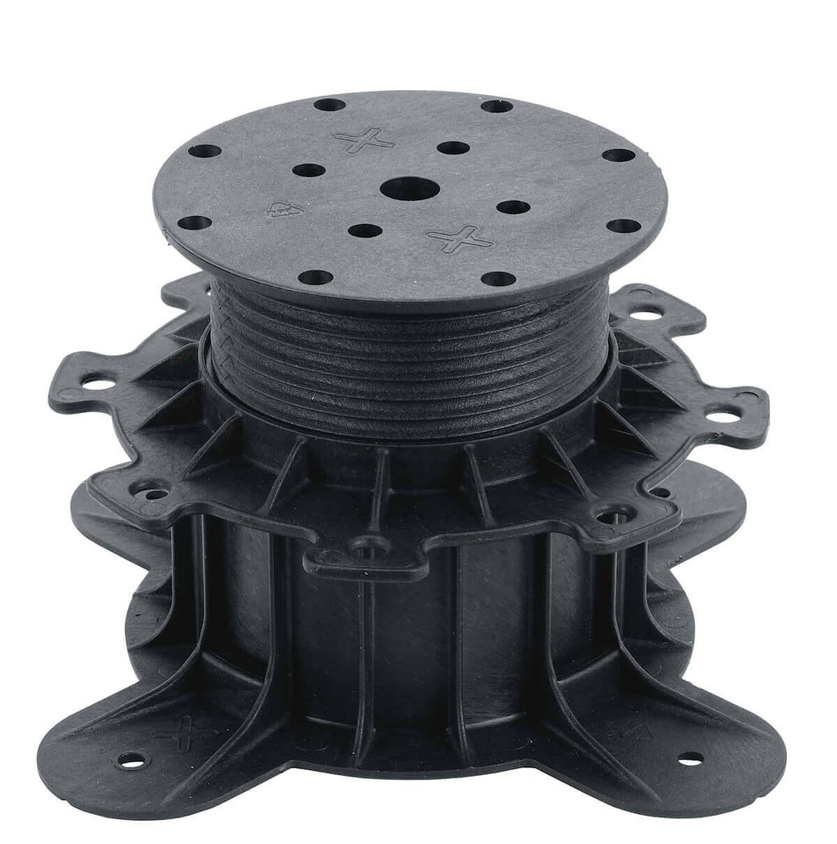 LIFTO K adjustable pedestal KU 80 - 140 mm für Holz oder Alu, 6 pcs