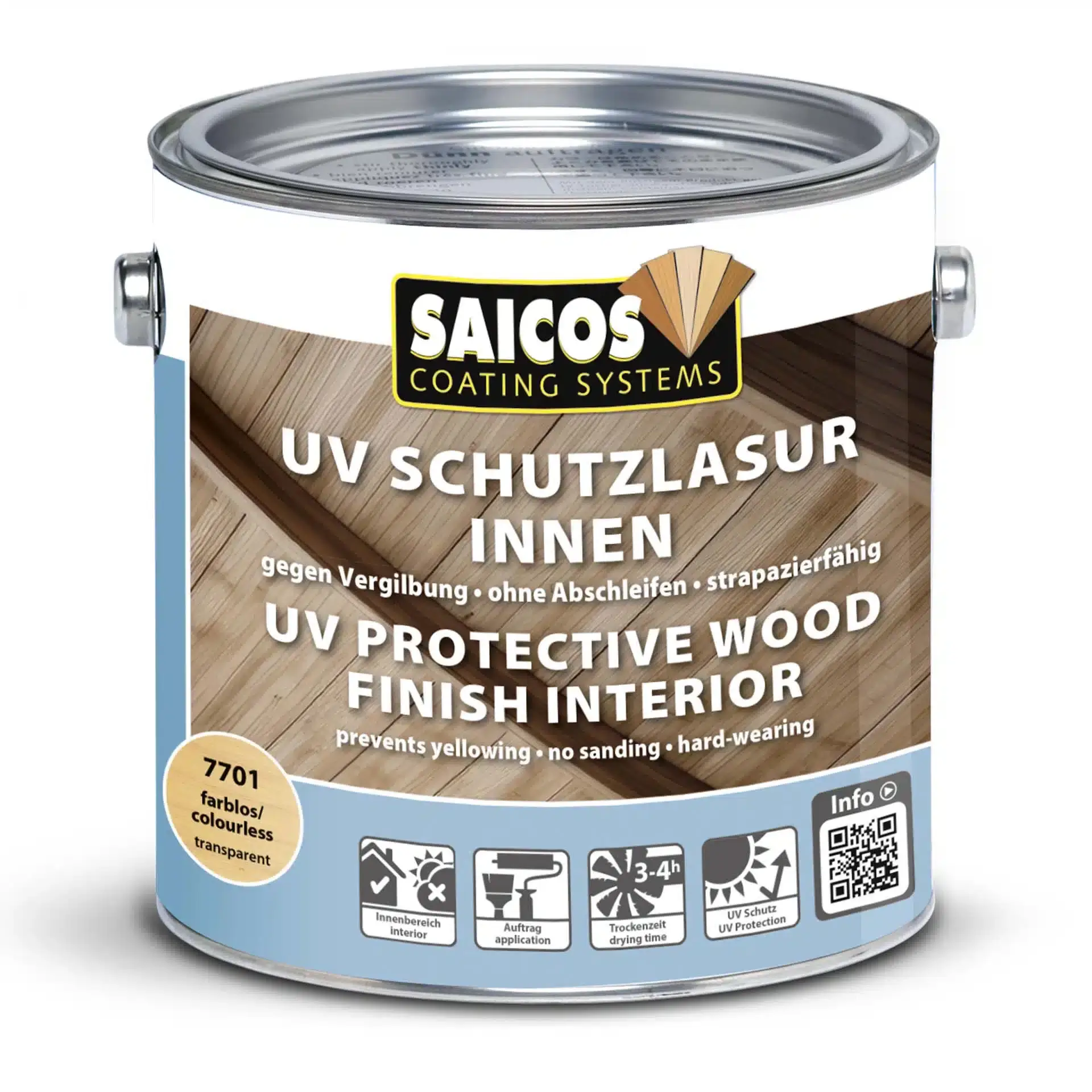 7701-SAICOS-UV-Schutzlasur-Innen-25-D UV Protective Wood Finish Interior