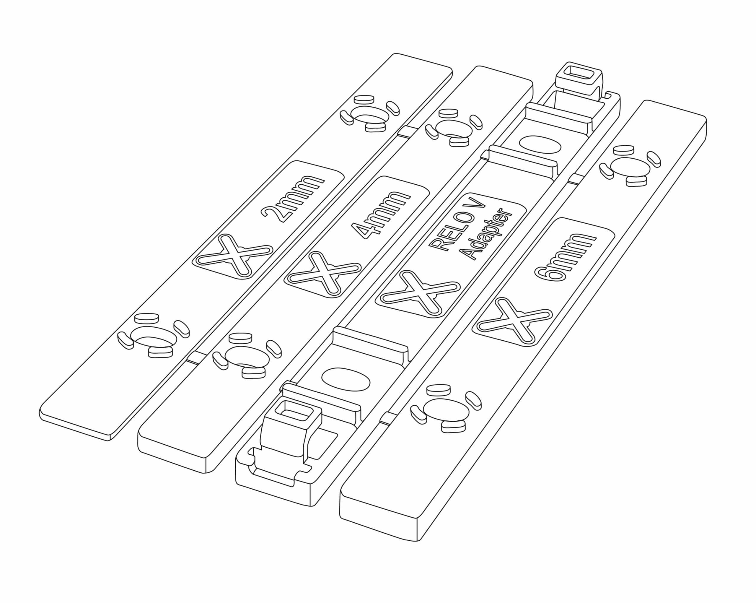 RELO VU Unterleger-Set RELO VU Unterleger-Set