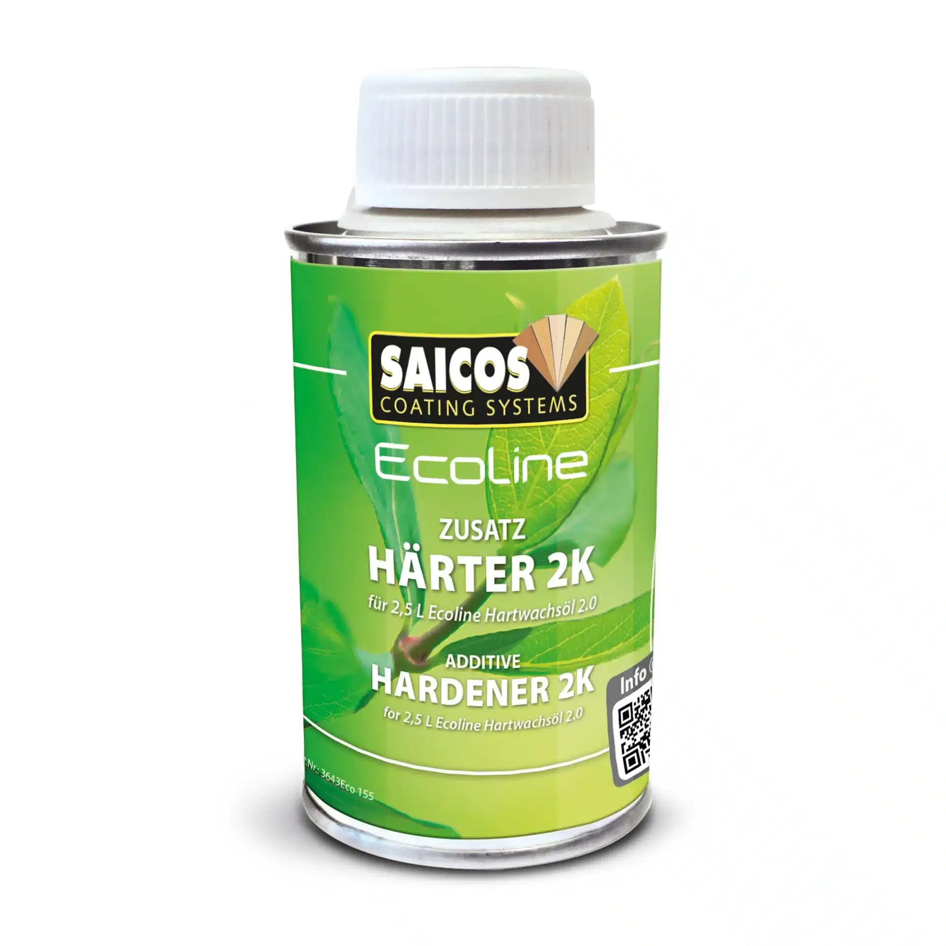 3643-Ecoline-Hartwachsoel-Zero-Zusatz-Haerter-2K SAICOS Zusatz Härter Lösemittelfrei 2K 3643