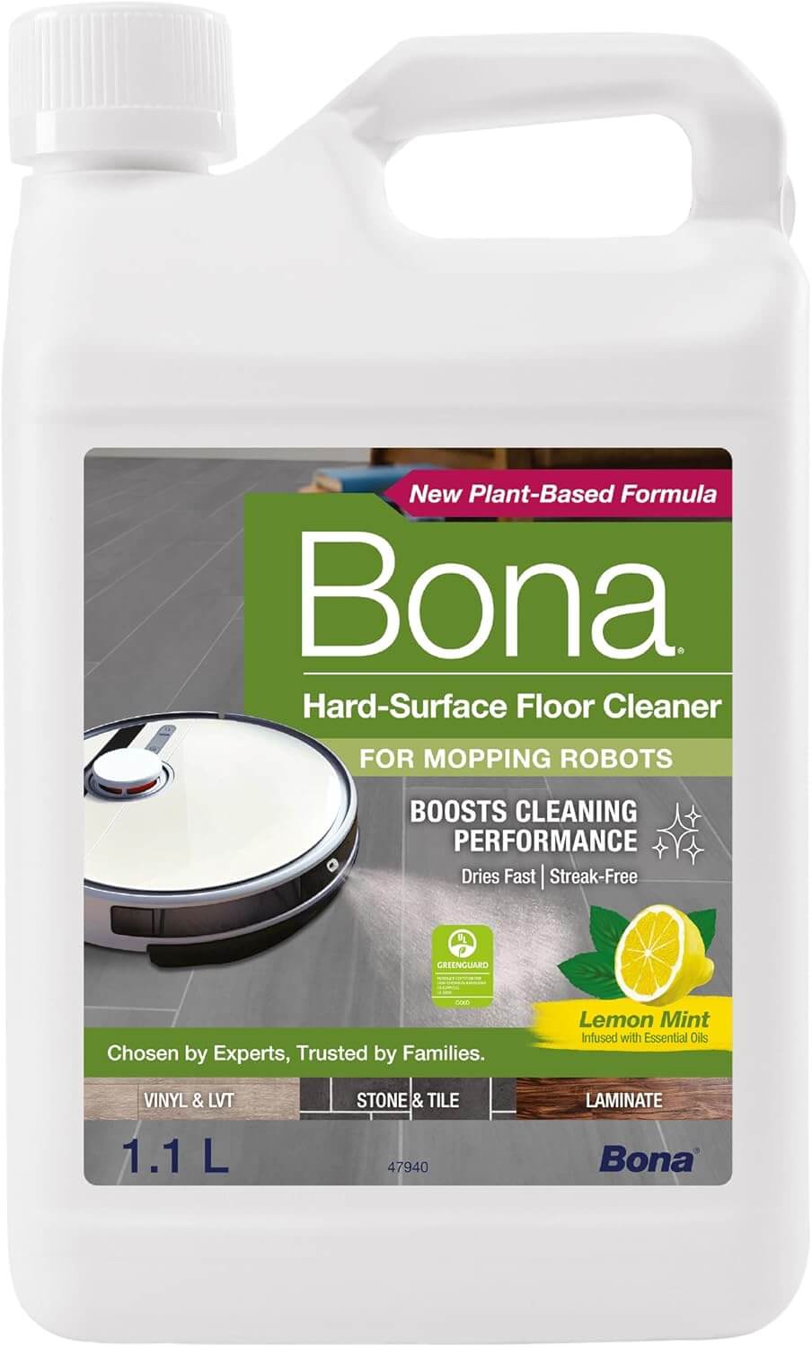 Bona® Hartbodenreiniger für Wischroboter