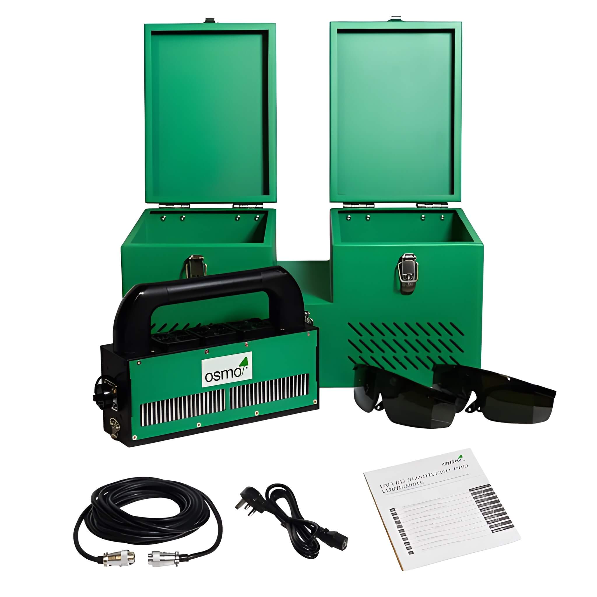 OSMO Starterset LED Smart-Oil Grillbox, Grillset, Gepackte Griller, Tragegriff, Zubehör-Kit