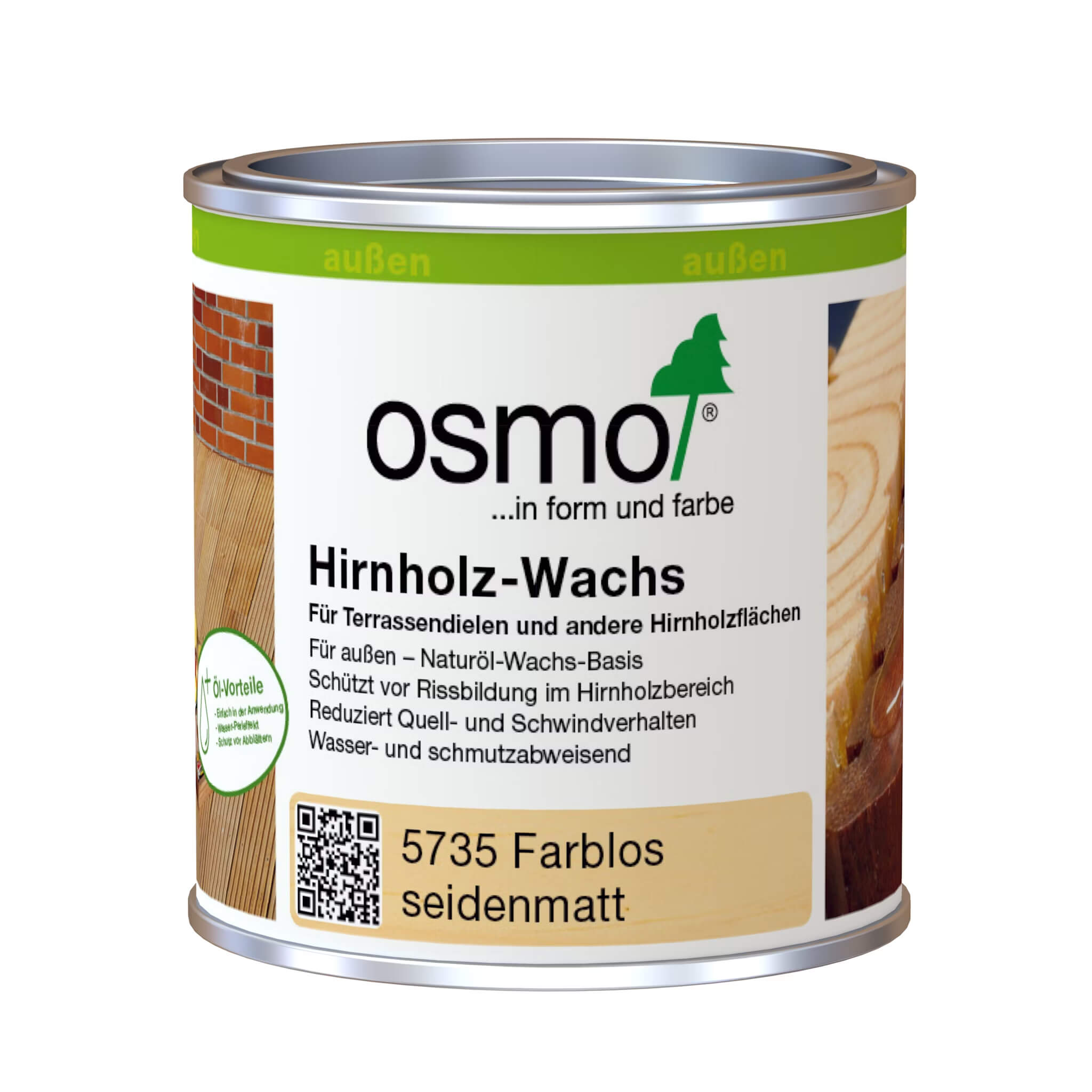 5735 Farblos 0,375L Hirnholz-Wachs, Zinn, Kann, Aluminium, Konserven, Lebensmittel