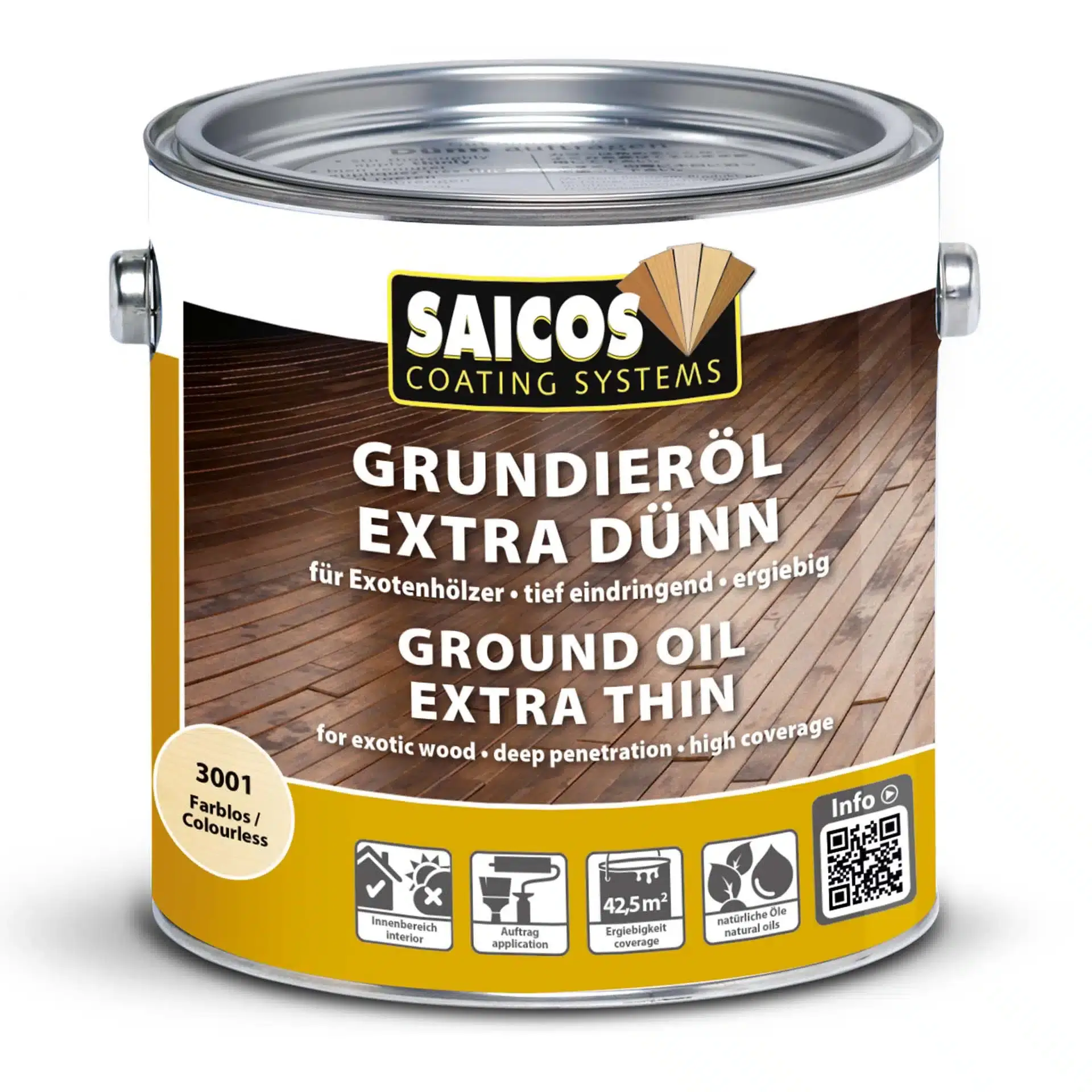 3001-SAICOS-Grundieroel-Extra-Duenn-25-D Ground Oil Extra Thin