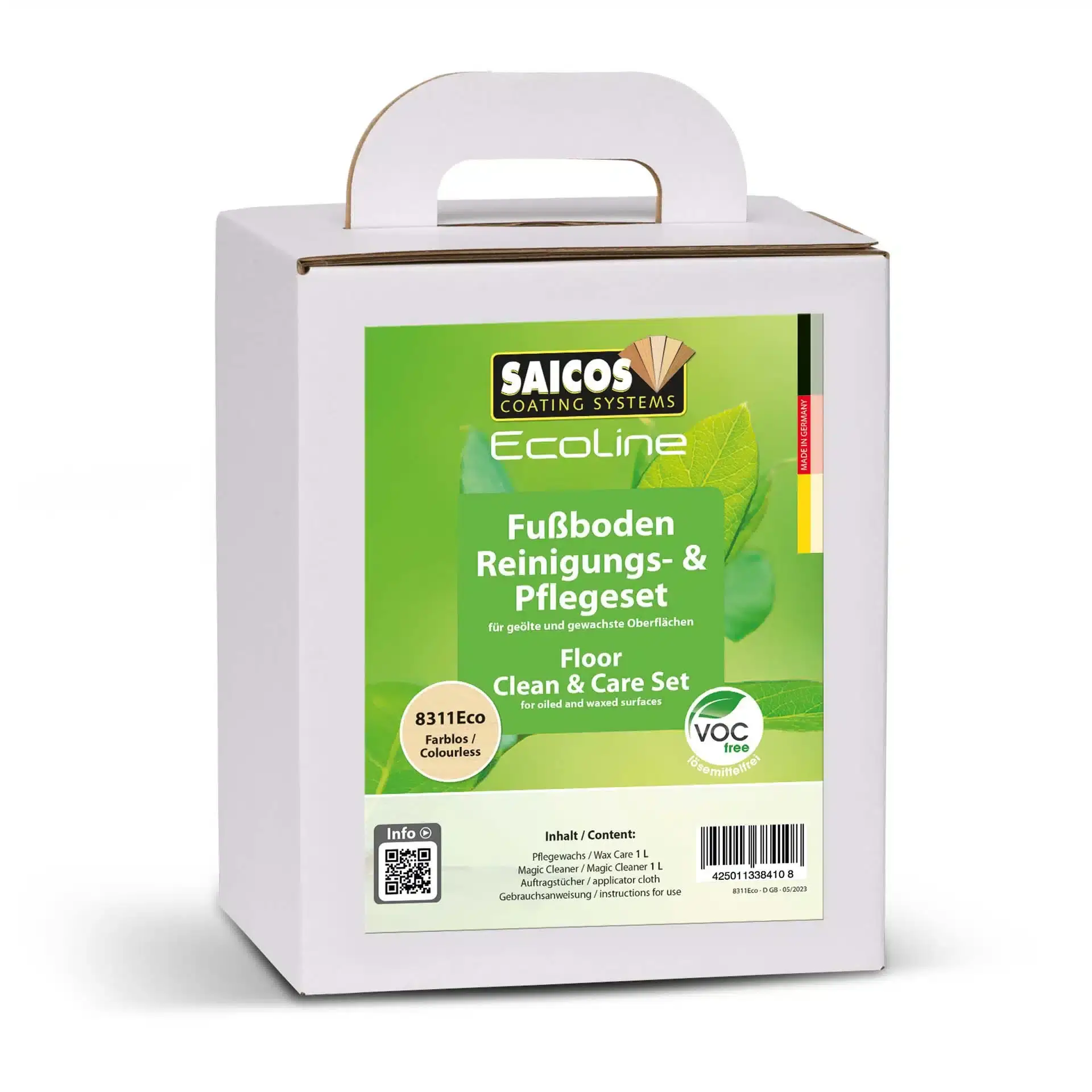 8311Eco-Ecoline-Fussboden-Reinigungs-Pflegeset-D Ecoline Floor Clean & Care Set