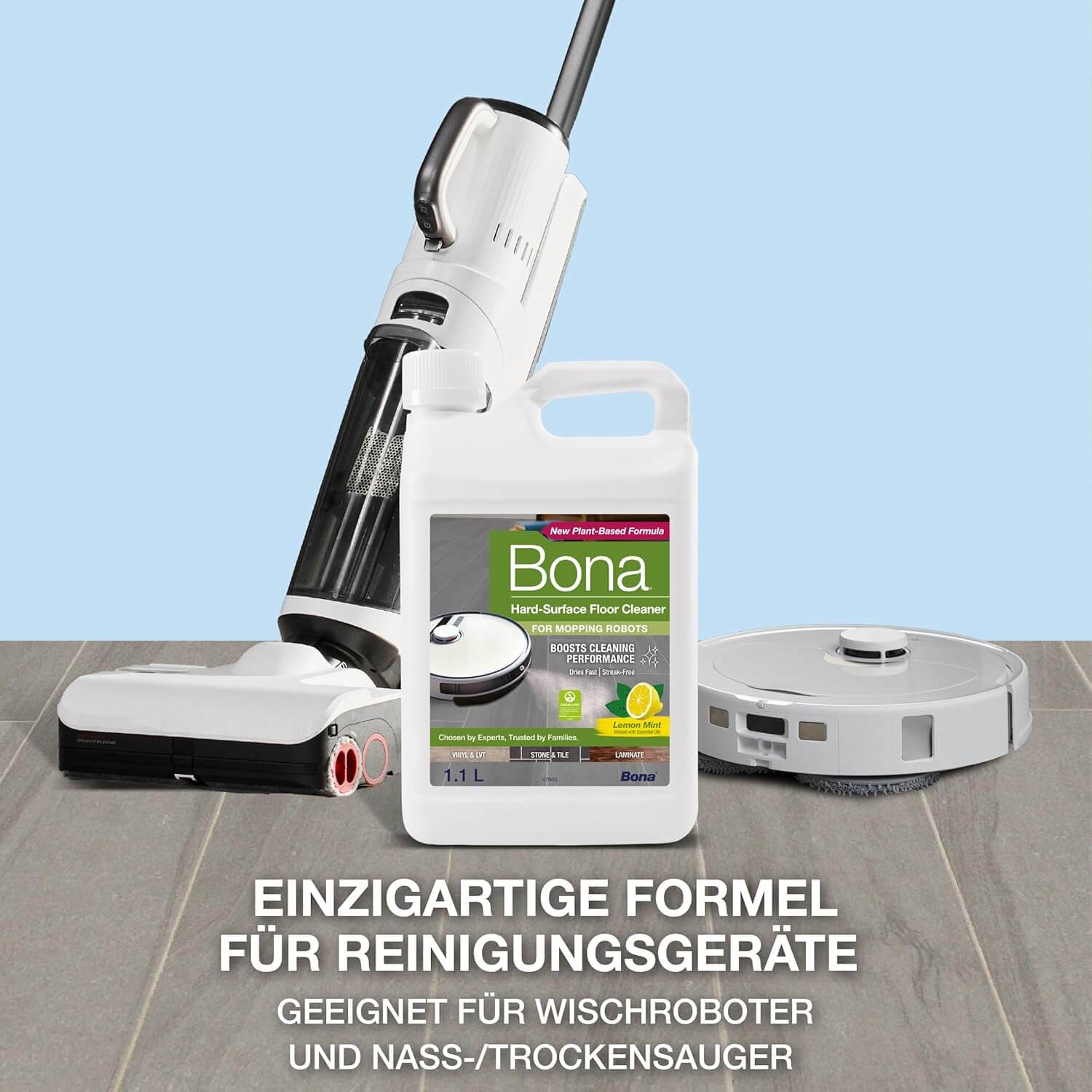 Bona® Hartbodenreiniger für Wischroboter