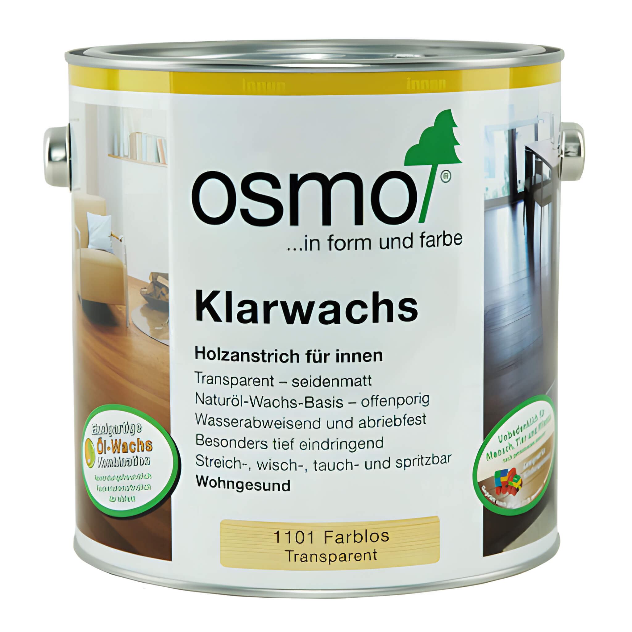 Klarwachs Klarwachs, Farbbehälter, Kann, Zinn