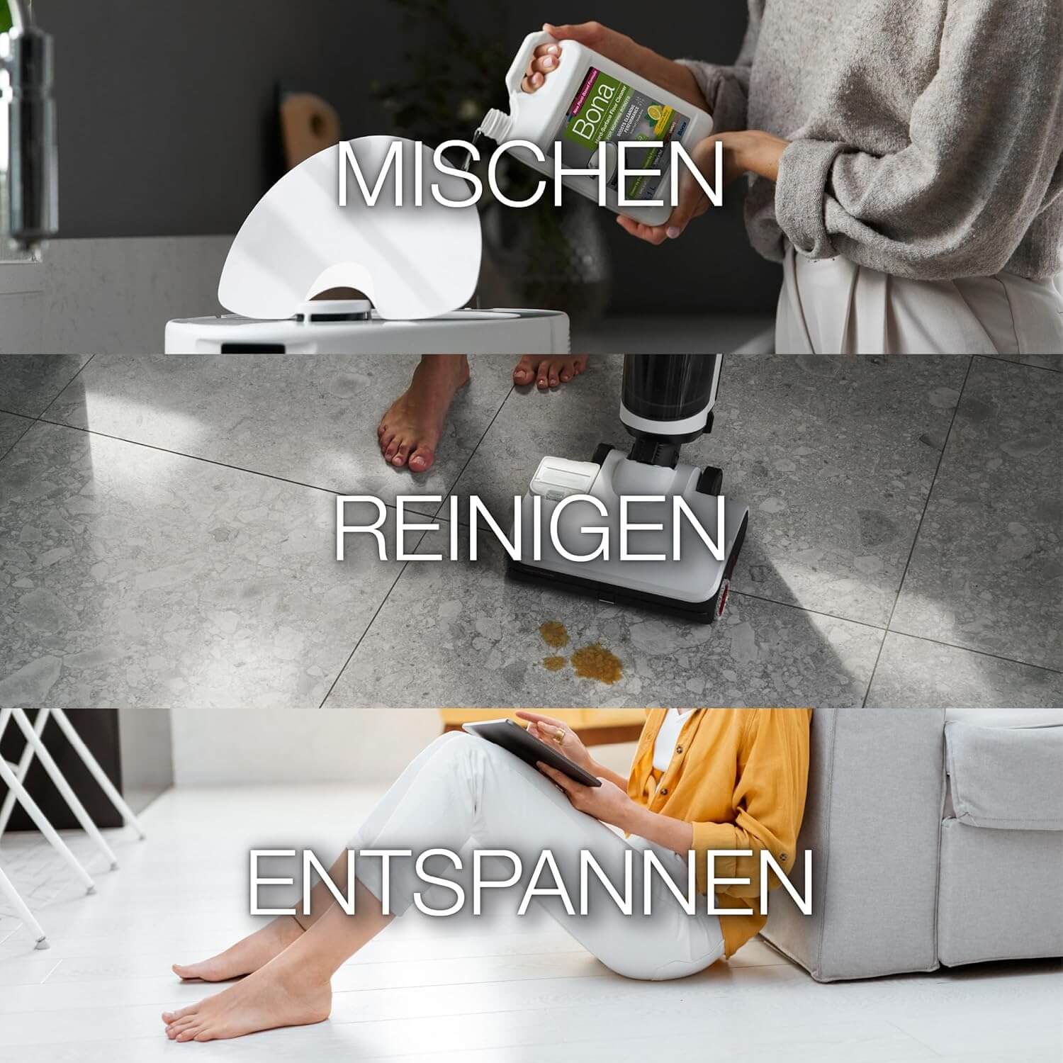 Bona® Hartbodenreiniger für Wischroboter Bona® Hartbodenreiniger für Wischroboter