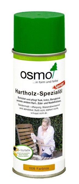 OSMO Hartholz-Spezialöl Spray 008 Farblos 0,4 Liter